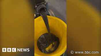 Watch: London cleaners reveal dirt in Tube seats