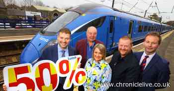 Low-cost rail operator announces 50 growth between Morpeth and London over past two years