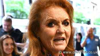 Sarah Ferguson, 65, flaunts her trim pins as she signs copies of hew new book A Woman of Intrigue in Sydney