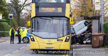 LIVE updates as police tape off street after serious crash at bus stop