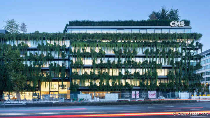 Ingenhoven Associates drapes trailing plants over old Stuttgart shopping centre