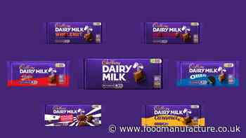 Cadbury sharing bars to be wrapped in 80% recycled plastic