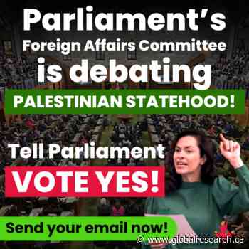 Tell Canadian Parliament: Recognize Palestinian Statehood Now!