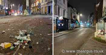 Seven tonnes of rubbish left from bonfire as clearing team work through the night