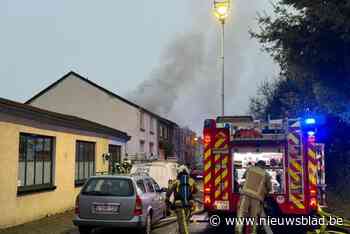 Zware uitslaande brand in Canadastraat in Hasselt, Genkersteenweg afgesloten