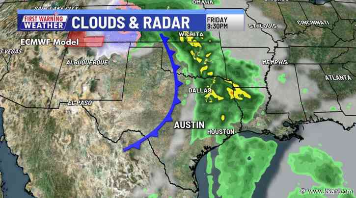 Showers picking up ahead of a front and nice weekend