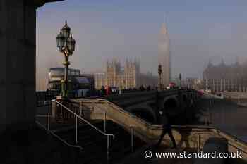 London faces more cloudy weather for days as UK gripped by 'anticyclonic gloom'