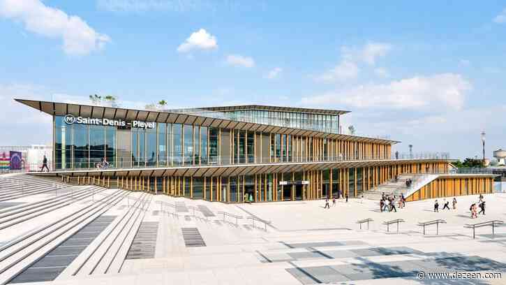 Dezeen Agenda features the Saint-Denis Pleyel Station by Kengo Kuma