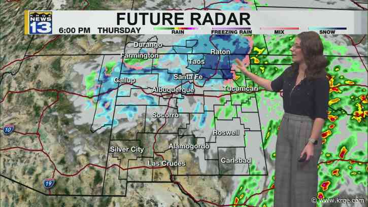 Winter storm continues in New Mexico through Friday