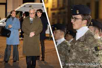 Hoog bezoek in Sint-Truiden: prins Laurent en prinses Claire moedigen zoon Nicolas aan op Grote Markt