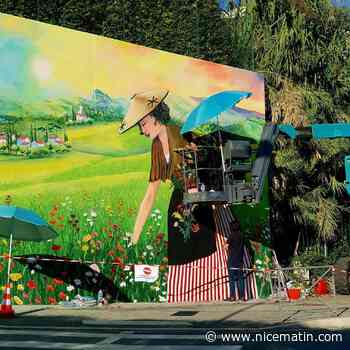 Une fresque pour rendre hommage à la culture de l’œillet