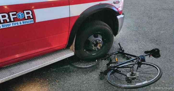 Bicyclist ‘hit by ambulance charged $1,800 after it transported him to hospital’