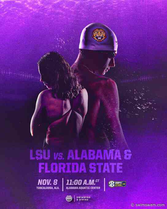 LSU Travels To Tuscaloosa For Tri-Meet With Alabama and Florida State