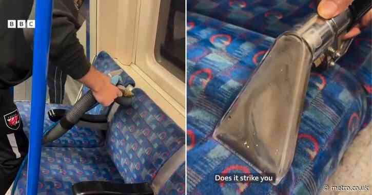 Man who cleaned London Underground seats reveals how dirty they really are