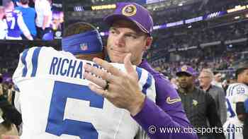 Vikings' Kevin O'Connell reassures Colts' Anthony Richardson after benching: 'Good things will happen for you'