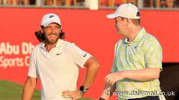 Tommy Fleetwood ties course record in Abu Dhabi Championship at Yas Links as Englishman takes one-shot lead at the end of the opening round