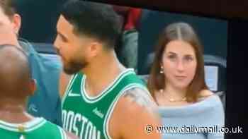 Stunning NBA fan goes viral for her reaction to Jayson Tatum