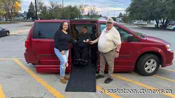 'I couldn't believe it': Sask. town fundraises enough to buy adaptive vehicle for local man