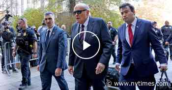 Giuliani Speaks After Missing Court Deadline for $148 Million Payment