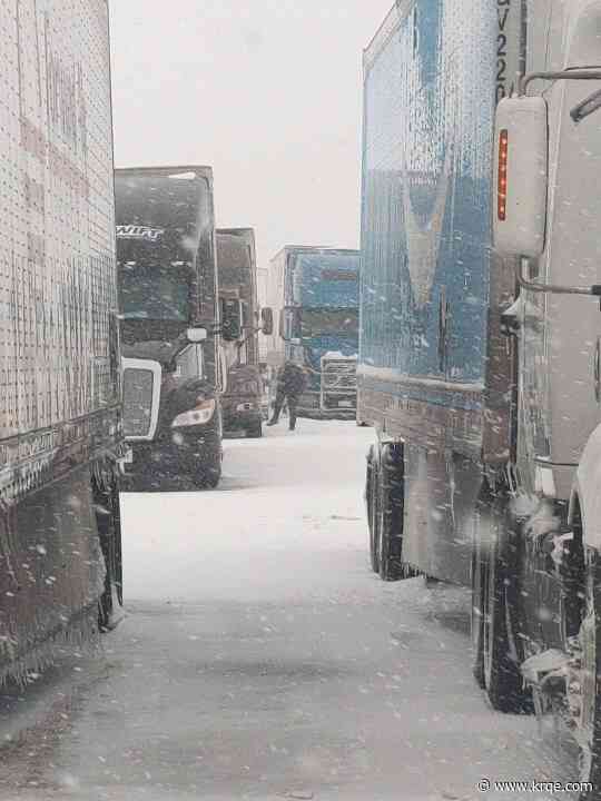 Snow-packed and icy roads slows down motorists across New Mexico