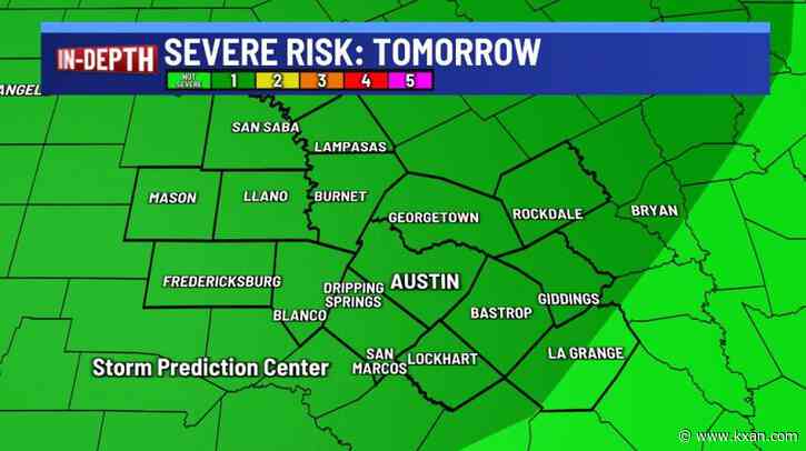 Higher rain chances Friday ahead of a mostly dry weekend