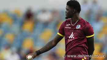 West Indies suspend Alzarri Joseph for two T20 matches with England - after walking off the field following on-pitch row with captain Shai Hope