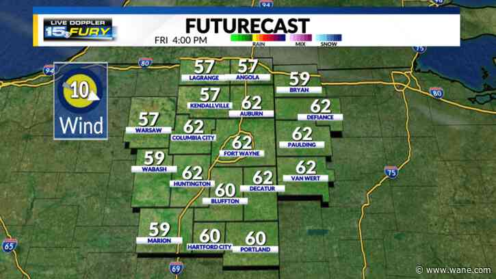 Friday brings us fantastic fall weather