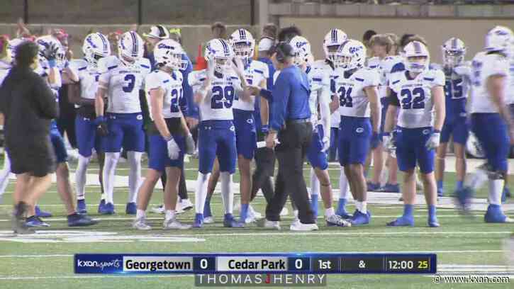 KBVO Game of the Week: Georgetown runs away from Cedar Park 31-7 in win district title