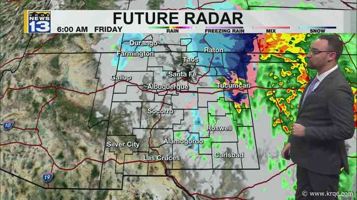 Winter storm continues to move across New Mexico with more snow expected