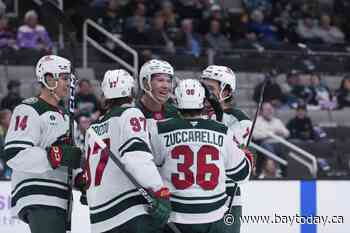 Boldy scores twice, Kaprizov has three assists in Wild's 5-2 win over Sharks