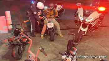 Portland police arrest 7 people for recklessly riding minibikes