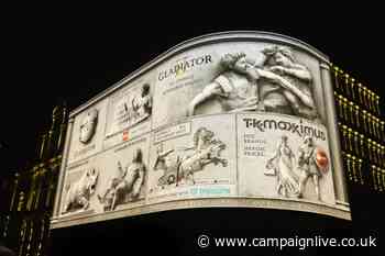 Piccadilly Lights 'turn to stone' for Gladiator II promo