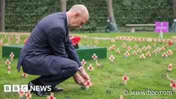 War hero honoured at Parliament remembrance garden