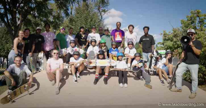 Super Skate Posse Giveback with Nike SB and Supreme in New Brunswick, NJ