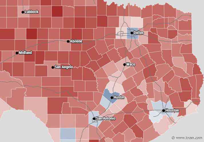 234 of Texas' 254 counties swung toward Trump in 2024 election