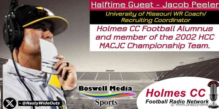 Kosciusko native to be halftime guest during Holmes CC broadcast