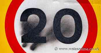 The first two 20mph roads to start the process of reverting to 30mph in Wales have been named