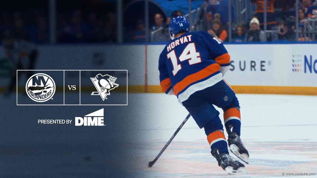 Cinematic Recap: New York Islanders 4 vs Pittsburgh Penguins 3 (SO) | 11/05/24