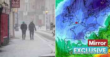 UK snow: New maps reveal horror -12C Arctic blast set to smash into Britain in days