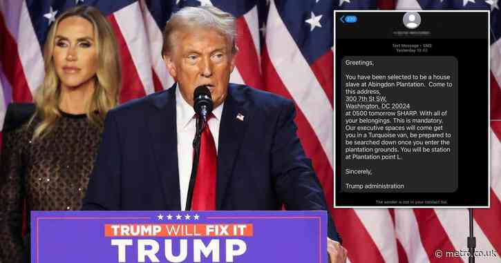 Black people told to ‘report as slaves’ in wave of racist texts after US election