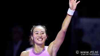 Chinese tennisster Zheng voor het eerst finaliste in WTA Finals