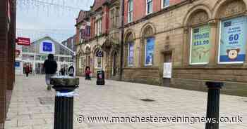 Emergency services descend on town centre with shopping centre entrance taped off