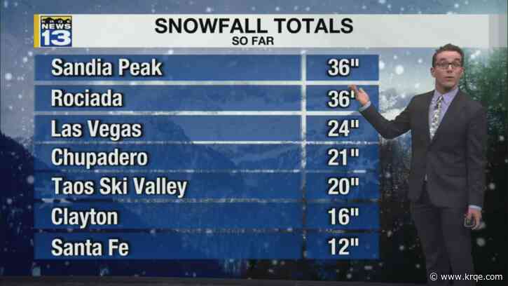 Strom brings 3-4 feet of snow in parts of New Mexico