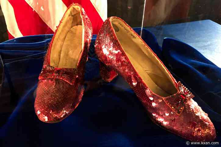 Original pair of Judy Garland's ruby slippers on auction in Texas after nearly 20 years