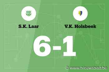 SK Laar wint tegen Holsbeek B door treffers van H. Bouwen