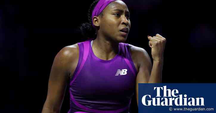 Coco Gauff sinks Aryna Sabalenka to set up WTA Finals showdown with Zheng