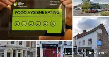 Latest food hygiene ratings for Hereford supermarkets, takeaways and more