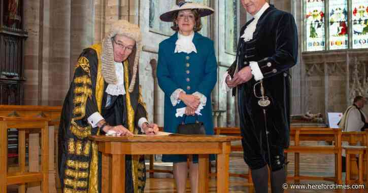 Hereford High Sheriff's diary for October revealed