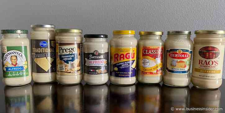 I tried 8 popular Alfredo sauces, and the best had a silky texture and great flavor