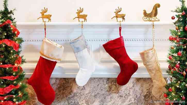 Festive Christmas stocking hangers to deck out your mantel